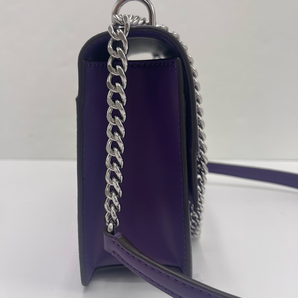 Michael Kors Greenwich Sm Color-Block Sign Logo Flap Crossbody XBODY
Dark Purple - Picture 5 of 16